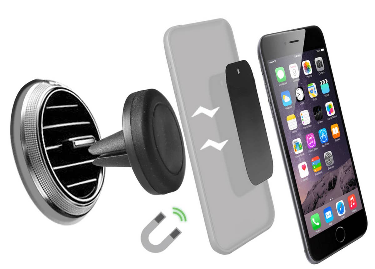 SM01 Magnetische KFZ-Smartphone-Halterung – 360°, universal, Lüftungsschlitz