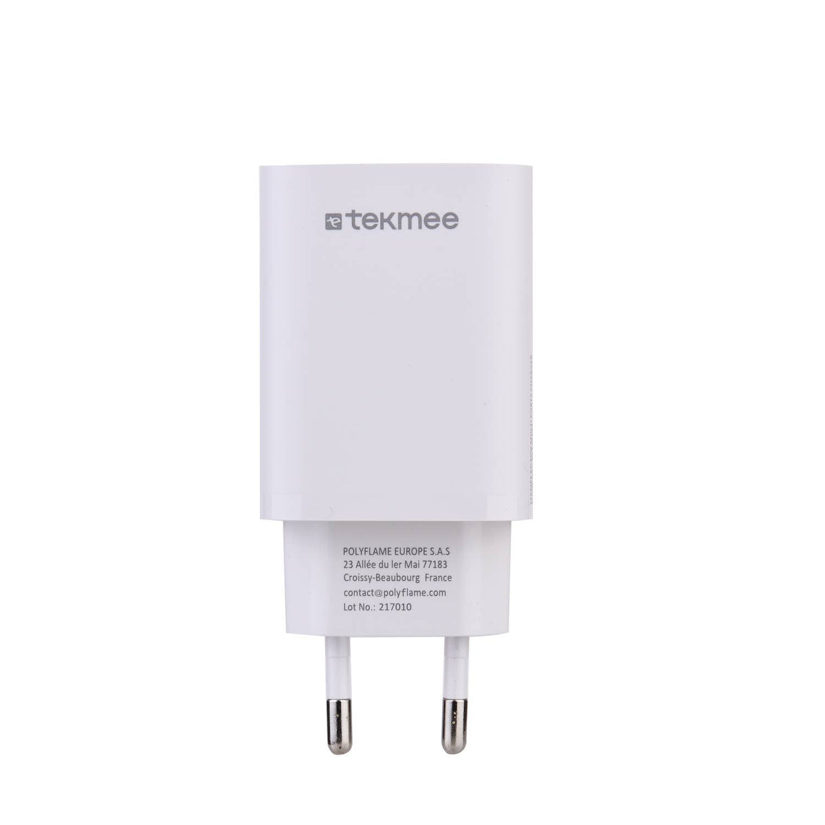 45W Schnellladeadapter mit 3 Anschlüssen – 1x USB-A und 2x USB-C, kompakt