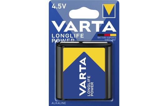 Block Batterie VARTA ''Longlife Power'' Alkaline, 3LR12, 4,5V