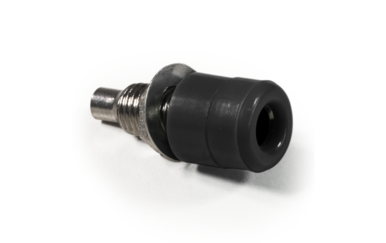 Bananen-Buchse McPower, 4mm, mit Gewinde, schwarz