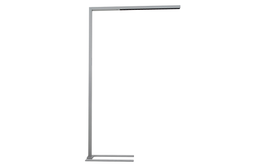 LED-Schreibtisch-Stehleuchte ROLF KERN „Clever-Pro“ mit Touch Display, PIR & Tageslicht-Sensor