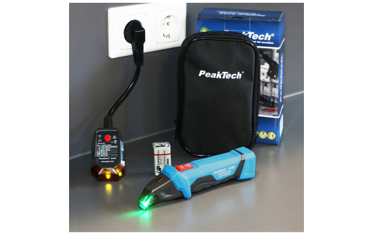 Stromkreisdetektor, Sicherungsfinder, PeakTech ''P3432'', Sender & Empfänger,IP40