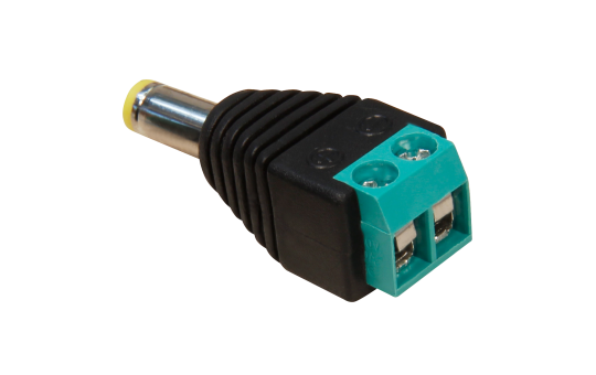 Adapter McPower, DC-Stecker 5,5x2,1mm und Lüsterklemme