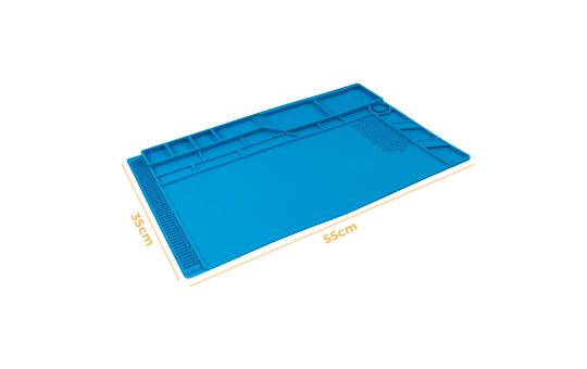Silikon-Lötmatte McPower ''LM-18'' 55x35cm, Hitzebeständig, Antistatisch