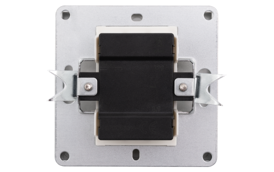 Taster McPower ''Shallow'' 250V~/10A, UP, Steckanschluss, anthrazit