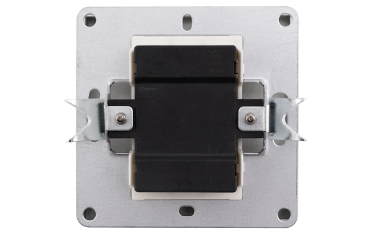 Schalter McPower ''Shallow'' 250V~/10A, UP, Orientierungsleuchte, Steckanschluss, anthrazit