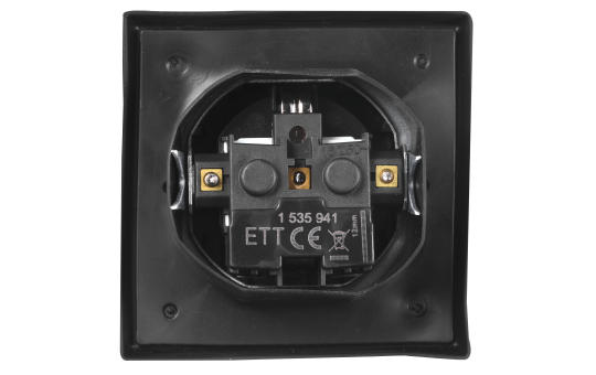 Schutzkontakt-Steckdose McPower ''Shallow'' 250V/16A, UP, IP44, Steckanschluss