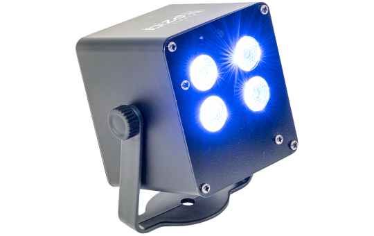 LED-Wash-Effekt IBIZA ''TINYLED-RGB-WASH'', akkubetrieben, 4x 3W RGB LED