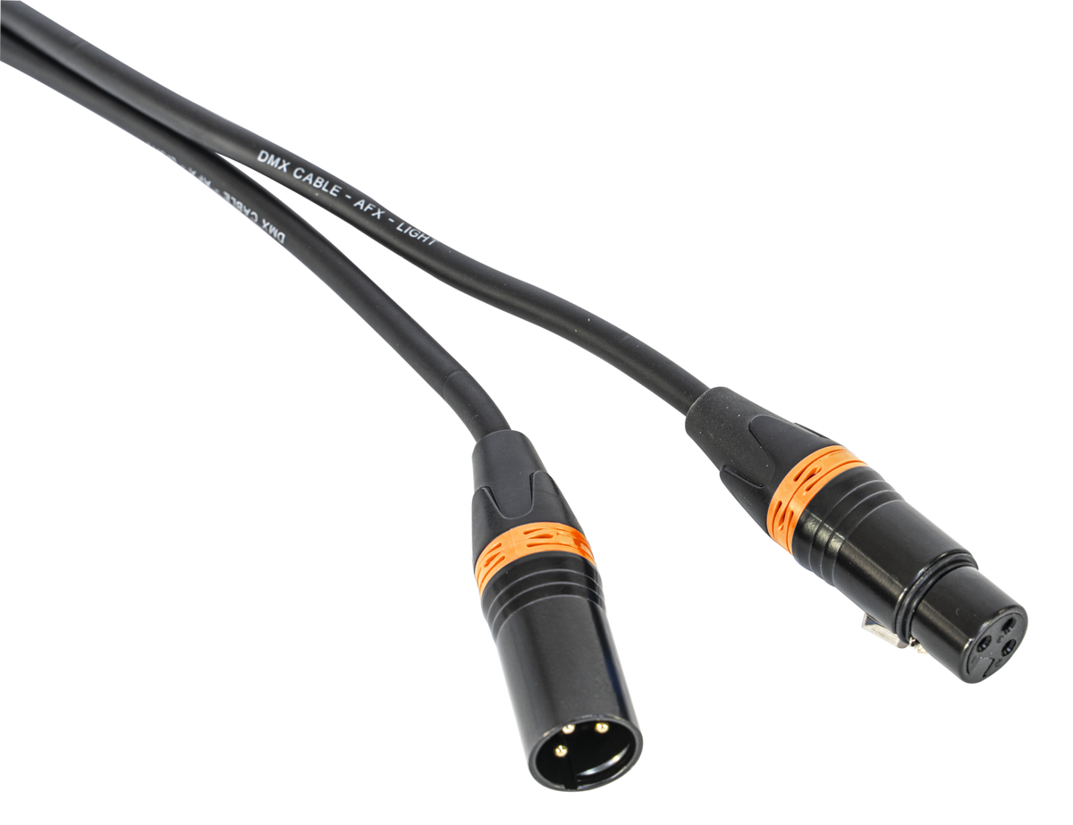 DMX Kabel ''DMX-XLRF-XLRM-3'' DMX Kabel Stecker/ Buchse, 3m