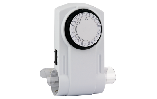 Mechanische Zeitschaltuhr, 2-fach Steckdose, 24 Std., 1.800 W