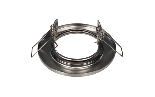 Einbaurahmen McShine ''ER-80'' Edelstahl gebürstet, Ø80mm, starr