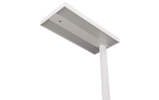 LED-Schreibtisch-Stehleuchte ROLF KERN „Smart-Pro“ mit Touch Display, PIR & Tageslicht-Sensor