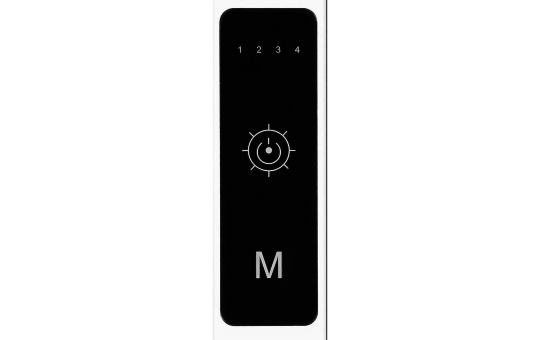 LED-Schreibtisch-Stehleuchte ROLF KERN „Smart-Pro“ mit Touch Display, PIR & Tageslicht-Sensor