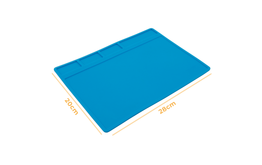 Silikon-Lötmatte McPower ''LM-11'' 28x20cm, Hitzebeständig, Antistatisch
