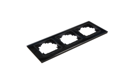 Glas-Rahmen McPower ''Flair'', 3-fach, schwarz