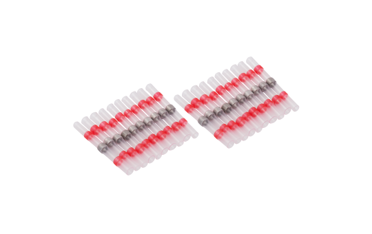 Lötverbinder McPower, Ø2,7mm - rote Markierung, 0,5-1,0mm² Kabel, 20er-Pack