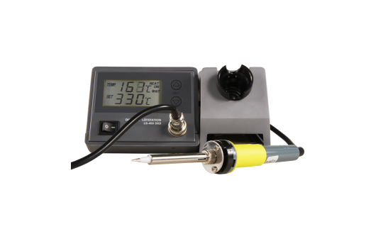 Digitale Lötstation McPower ''LS-450 digi'', 230V / 50 Hz, 48W-Lötkolben, grau