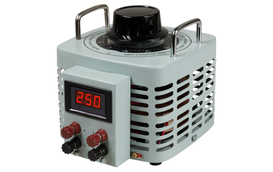 Ringkern-Stelltrafo McPower ''V-4000 LED'', 0-250 V, 4 A, 1.000 W, NICHT galvanisch getrennt