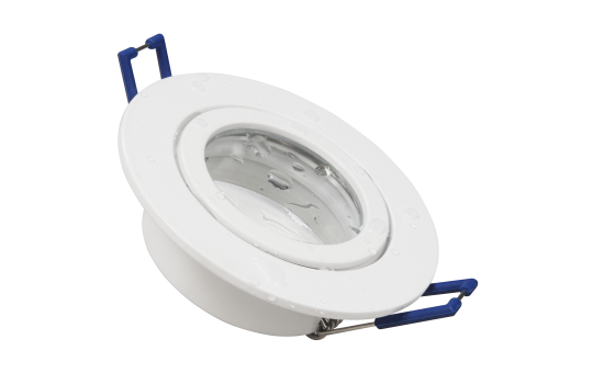 Einbaurahmen McShine ''DL-54'' rund, Clip-Verschluss, IP44, weiß