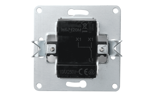 Wechselschalter McPower ''Cup'' 250V~/10A, UP, Steckanschluss, weiß