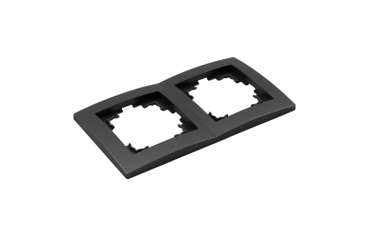 Rahmen McPower ''Flair'', 2-fach, anthrazit, 33er-Pack