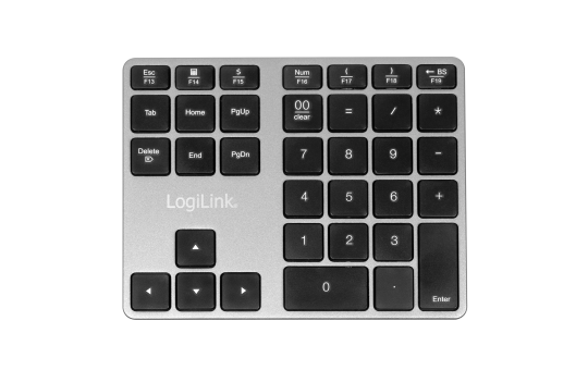 Keypad Bluetooth PRO, 35 Tasten, Aluminium, grau