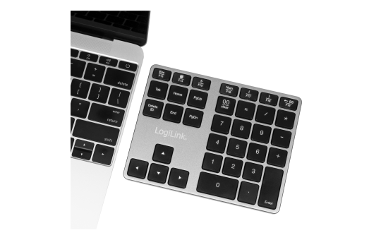 Keypad Bluetooth PRO, 35 Tasten, Aluminium, grau