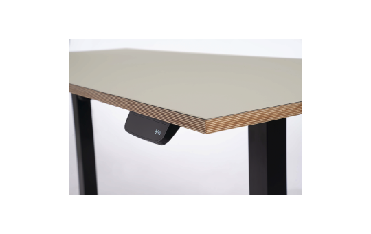 Schreibtisch imstande, Gestell business-b + Platte 160x80cm Pebble