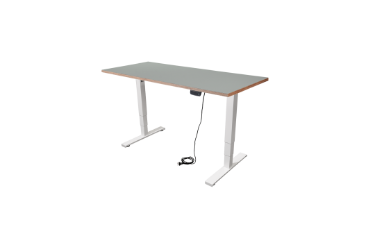 Schreibtisch imstande, business-w + Platte 140x60cm Ash