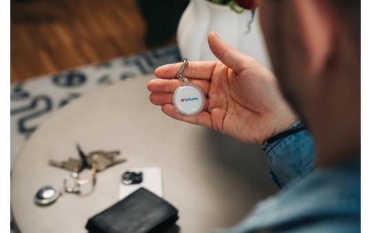Bluetooth Tracker Verbatim My Finder ''MYFC-02BW'' für Apple ''Wo ist?'', 2er-Pack