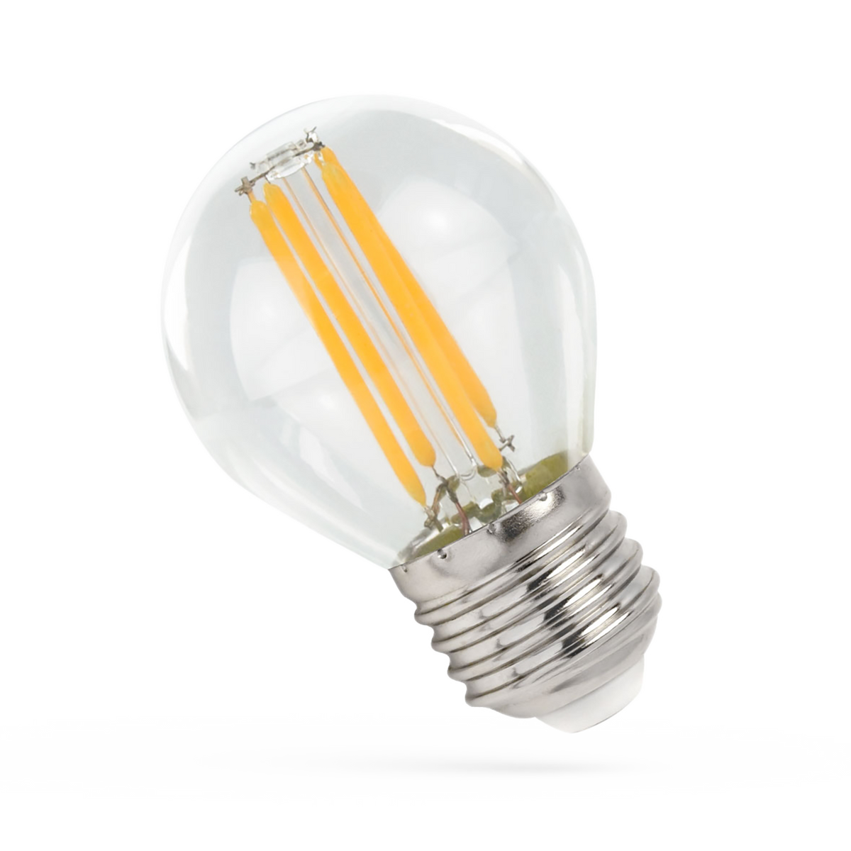 LED Filament Tropfenlampe, E27, 230V, 1W, 1800K - ultra warmweiß, klar
