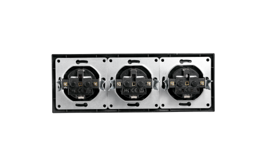 Steckdosen Set McPower Flair ''Beginner 3S'' 4-teilig, anthrazit