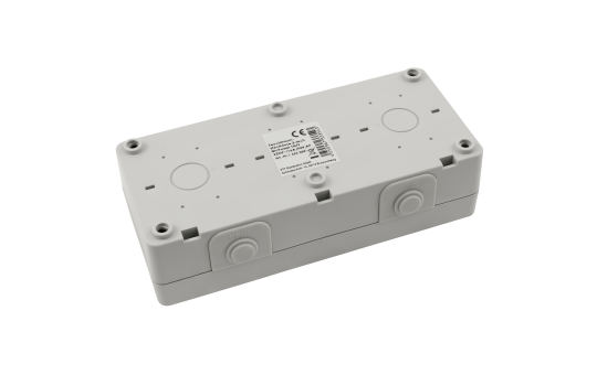 Feuchtraum Dreifach-Steckdose McPower ''Taff'', 250V~/16A, IP44, AP, grau