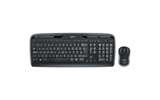 Tastatur/Maus-Set Logitech ''MK330'', 1000dpi, schwarz, kabellos