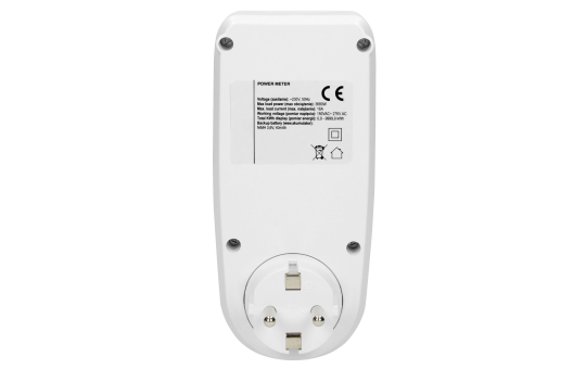 Energiekosten-Messgerät mit LCD-Display, max. 3.680W
