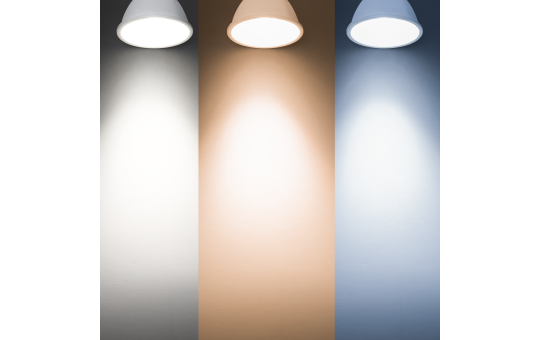 LED-Leuchtmittel ITIUS, GU10, 4,8W, 500 Lumen RGB + CCT, matter über Thread