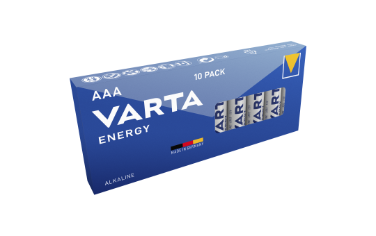 Micro-Batterie VARTA ''Energy'' Alkaline, Typ AAA, LR06, 1,5V, 10er Pack