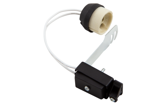 Lampenfassung McShine, GU10, Zugentlastung, 11cm Kabel, max. 230V/50W, Keramik