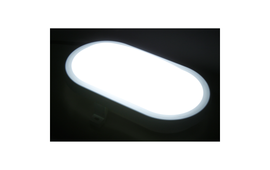 LED Feuchtraumleuchte McShine 960lm, 4000K, 12W, neutralweiß, IP65, 172x118x75mm