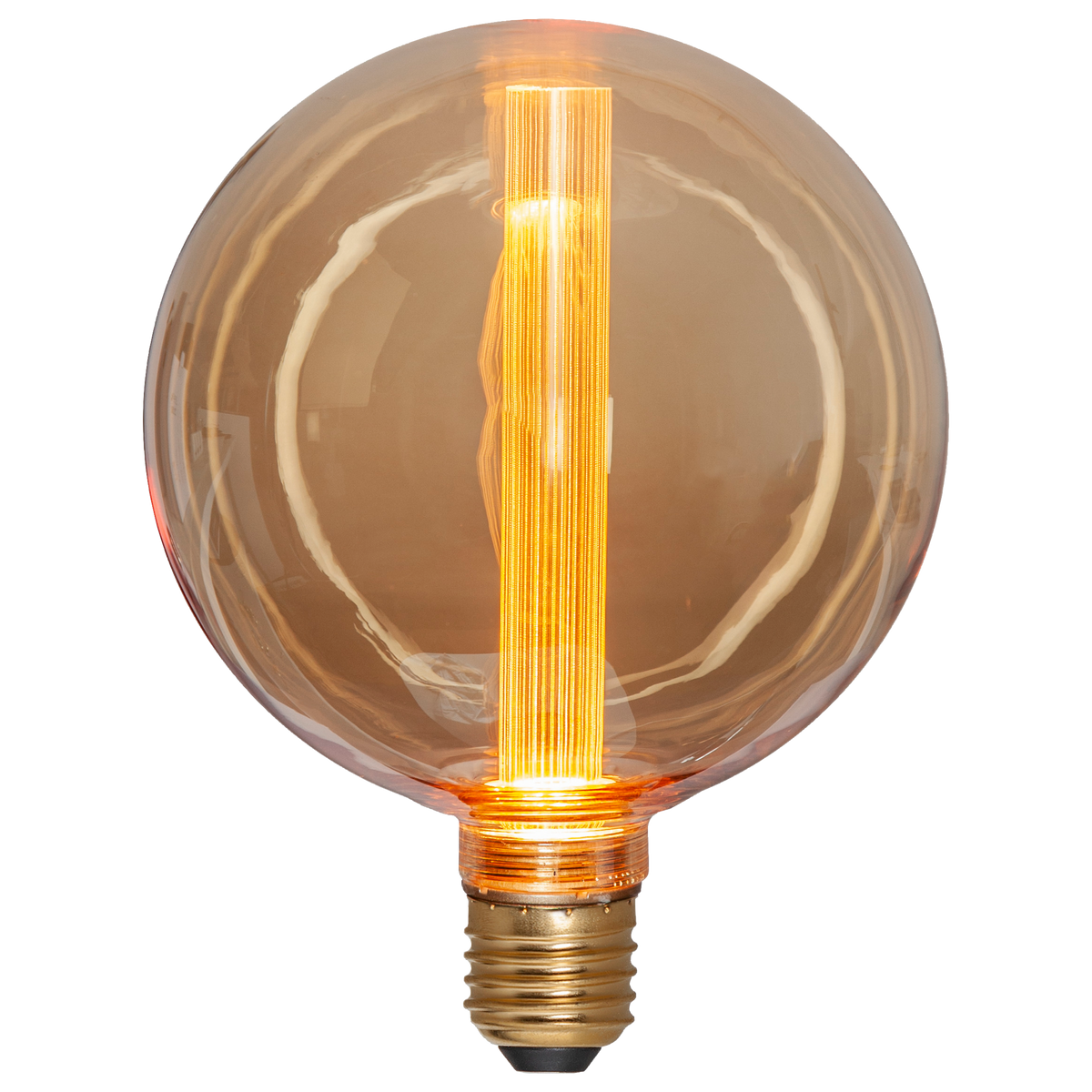 LED-Lampe ''Soft Glow'', E27, 1700K, 80 Ra, 45lm, 12,5x16,4cm, 2W, Amber