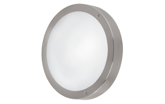 Wandleuchte EGLO ''Vento 1'', LED, 11W, Edelstahl/Glas, 3000K, 1300lm, ¿28,5cm
