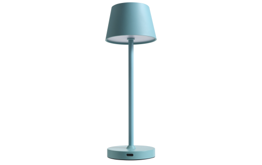 LED-Tischleuchte ROLF KERN „Club Nano“ 21cm, Türkis, Akku, dimmbar