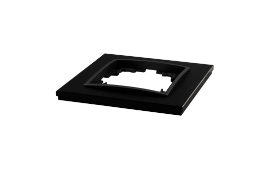 Rahmen McPower ''Flair'', 1-fach, schwarzes Aluminium