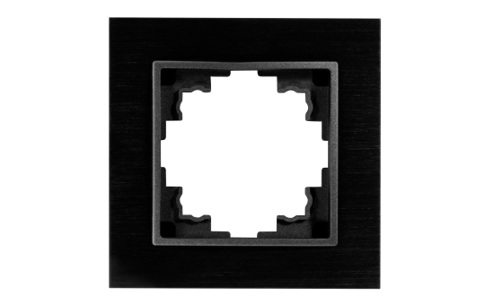 Rahmen McPower ''Flair'', 1-fach, schwarzes Aluminium