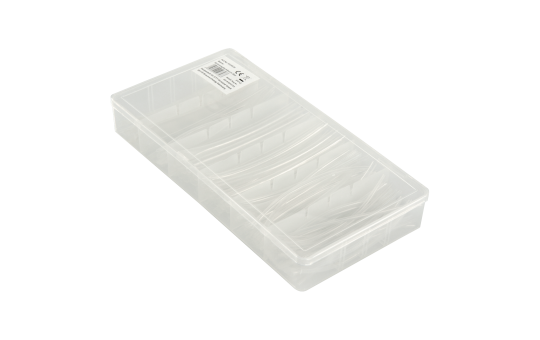 Schrumpfschlauch-Set McPower, 100-teilig in Sortimentsbox, transparent