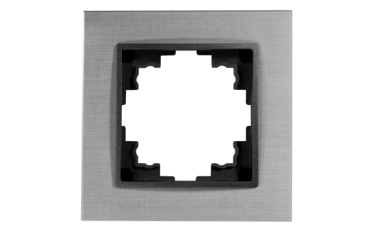 Rahmen McPower ''Flair'', 1-fach, silbernes Aluminium