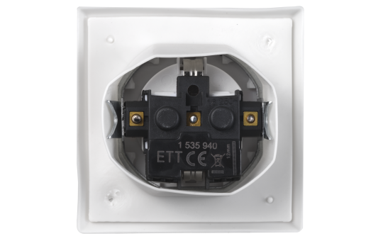 Schutzkontakt-Steckdose McPower ''Shallow'' 250V/16A, UP, IP44, Steckanschluss