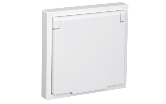Schutzkontakt-Steckdose McPower ''Shallow'' 250V/16A, UP, IP44, Steckanschluss