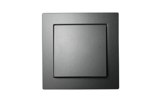 Wechselschalter McPower ''Flair'', IP44, 250V~/10A, UP, anthrazit, Steckanschluss