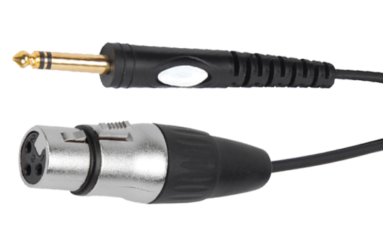 Hochwertiges Verbindungskabel BST ''XLRF-JACKM-6'' 6m,1x Klinkenstecker 1x XLR
